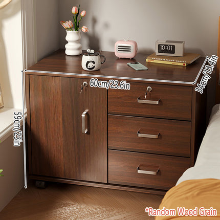 Multi-Functional Large Capacity Lockable Moveable Storage Cabinet With Wheels