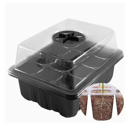 3/5pcs Plastic Seedling Tray Gardening Plant Starter Trays Nursery Pots Planting