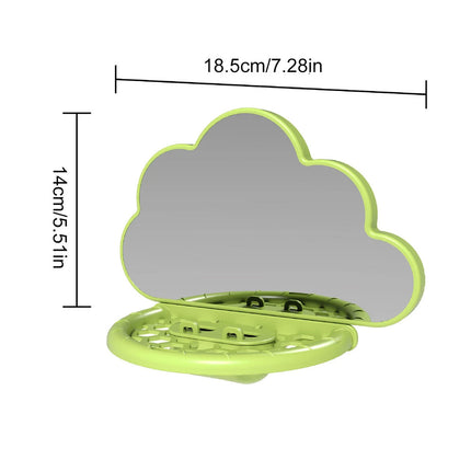 Parrot Bird Mirror Toy Stand Platform Perch Mirror Station Cage Training Play