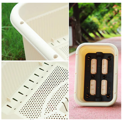 Large Square Planter Box Garden Pot for Vegetables Green Plants Outdoor Planting