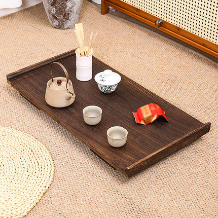 Wooden Foldable Chinese Style Tea Table Home Living Room Space Saving Durable