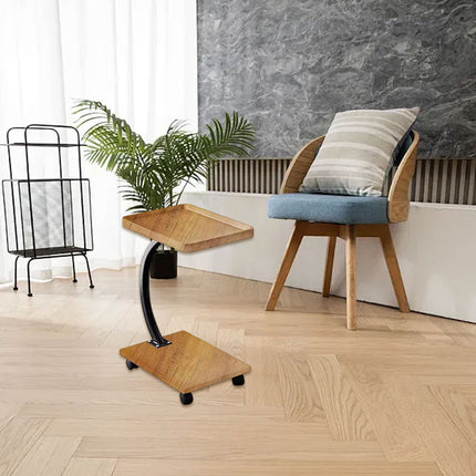 Creative Movable Coffee Side Table Laptop Desk Bedside Sofa Tea End Table