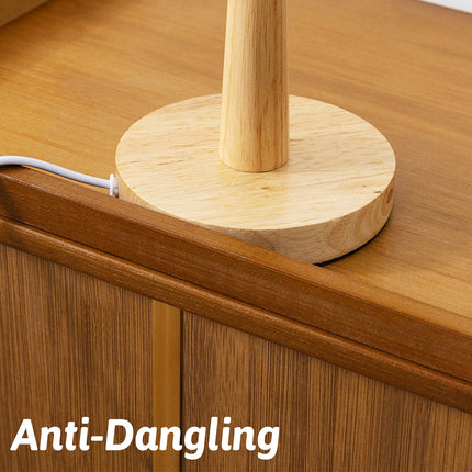 3-Layer Drawer Bedroom Nightstand Large Storage Stable Structure Space Saving