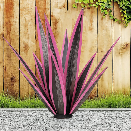 Metal Agave Flowers Plant Garden Decoration Realistic Iron for Yard Patio Lawn