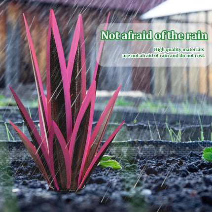 Metal Agave Flowers Plant Garden Decoration Realistic Iron for Yard Patio Lawn