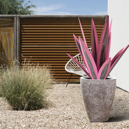 Metal Agave Flowers Plant Garden Decoration Realistic Iron for Yard Patio Lawn