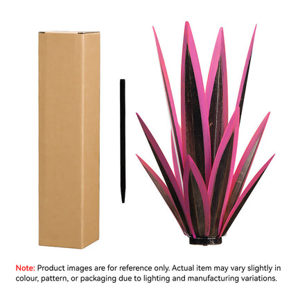 Metal Agave Flowers Plant Garden Decoration Realistic Iron for Yard Patio Lawn