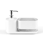 Counter Soap Dispenser Hand Wash Press Pump Liquid Dispenser Storage Rack