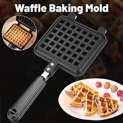 Waffle Pan Mould DIY Cake Baking Tool Lattice Muffin Mold Tray for Kitchen Oven