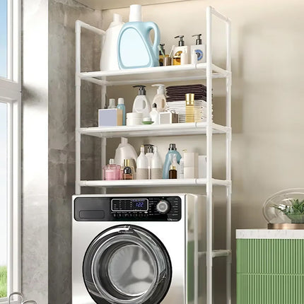 Kitchen Bathroom Floor Standing Storage Rack Multi Layer Sturdy Waterproof