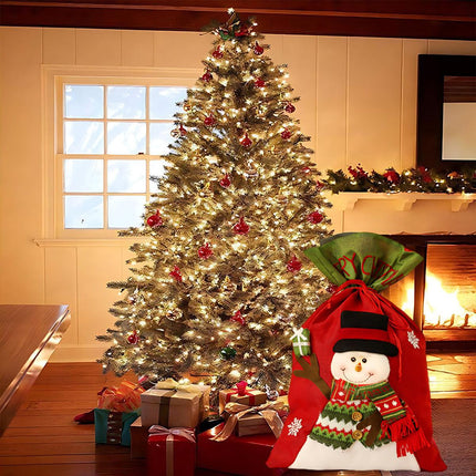 Christmas Large Jumbo Felt Santa Sack Children Xmas Gifts Candy Stocking Bag