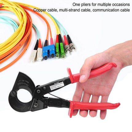 Ratchet Cable Cutter Heavy Duty Wire Scissor Bolt Cutting Tool Electrical Work