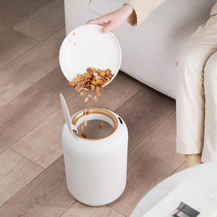Smart Sensor Trash Can 9.5L Round Automatic Bin For Kitchen Bathroom Bedroom
