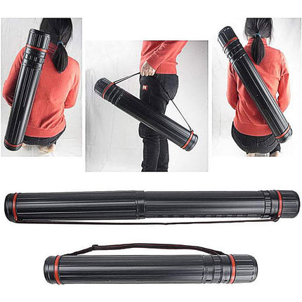 Telescopic Painting Tube Poster Drawing Drum Art Paper Storage Holder Collection