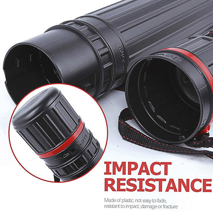 Telescopic Painting Tube Poster Drawing Drum Art Paper Storage Holder Collection