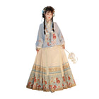 Ming Dynasty Hanfu Female Cashmere Thick Short Jacket Chinese Style Winter Coat