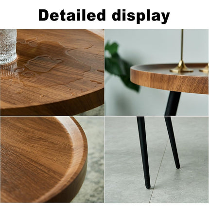 2 Pack Coffee Table Set End Table For Living Room Furniture Home Decorate