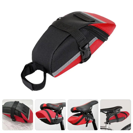 Waterproof Mountain Road Bike Saddle Bag Large Capacity Portable Durable Use
