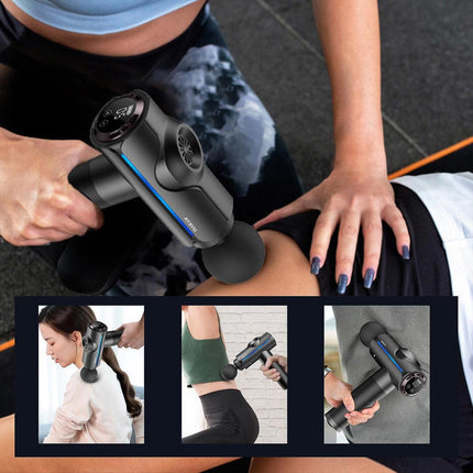 Electric Muscle Massager Gun Deep Tissue Therapy for Neck and Body Fitness