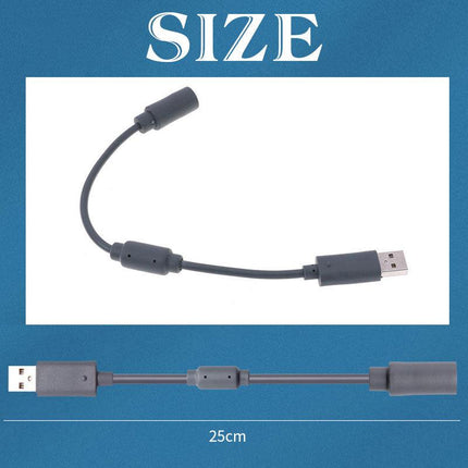 Breakaway to USB Adapter Cable for Xbox 360 Controller PC Gaming Devices