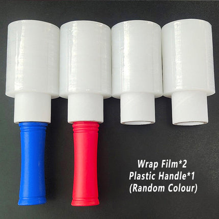 Mini Stretch Wrap Handle Film for Packaging Clear Plastic Roll Shrink Wrap Roll