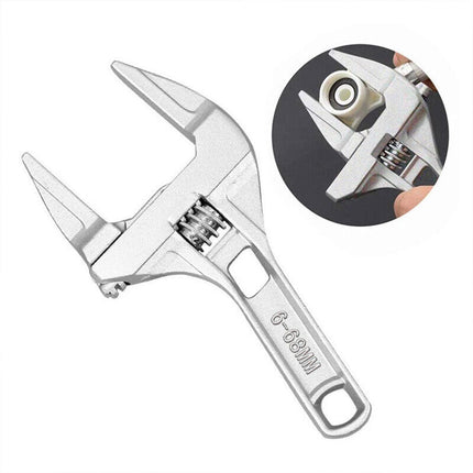 Wide Jaw Wrench Shifter Spanner 6-68Mm Adjustable Light Duty Key Hand Tool Light