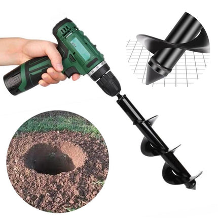 Power Garden Spiral Plant Auger Earth Planter Drill Bit Post Hole Digger Tool Au