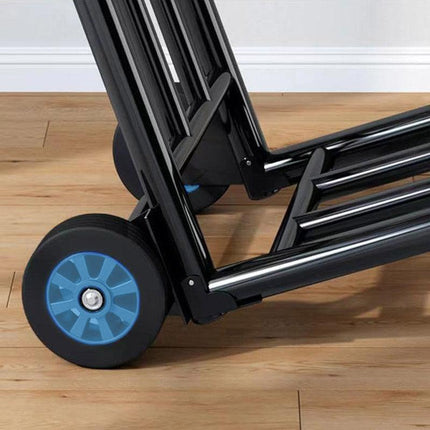Folding Portable Shopping Cart Trolley Luggage Trolley for Travel Grocery Use