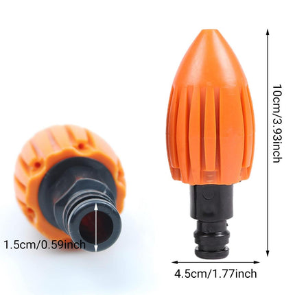 High-Pressure Water Rocket Drain Pipe Cleaning Nozzle Tool for Home and Garden
