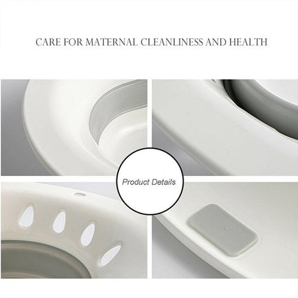 Foldable Toilet Sitz Bath Basin for Personal Hygiene and Daily Cleaning Use