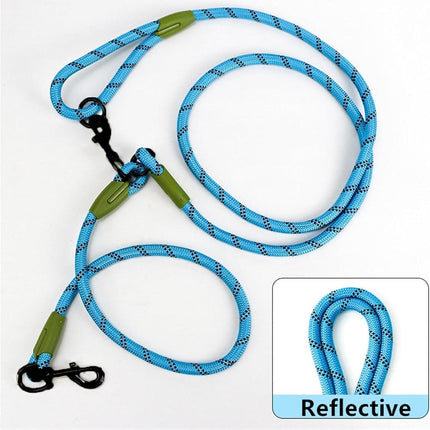 Adjustable Diagonal Dog Walking Leash Hands Free Crossbody Pet Lead Dogs