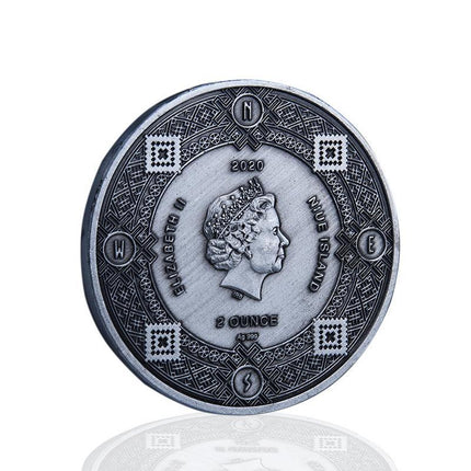 Twelve Constellations Coin Sun and Moon Challenge Medal Double-sided Embossed - Aimall