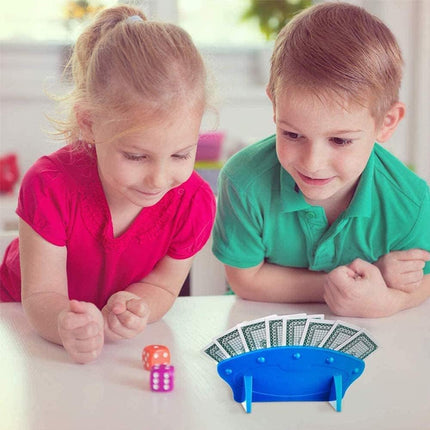 Hands-Free Poker Card Holder Stand Fan Shape Rack For Easy Grip and Tabletop Play
