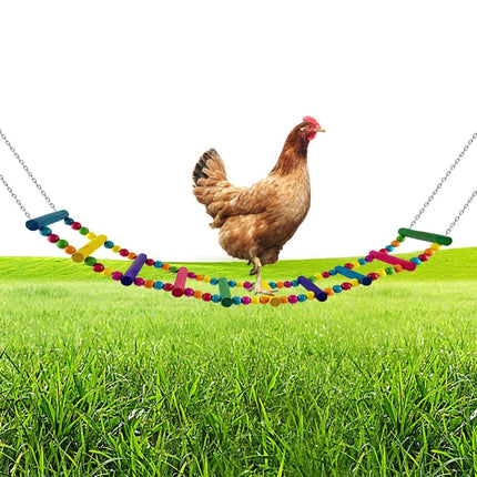 5pcs Chicken Toys Climbing Ladder Swing Hanging Toy for Hens and Poultry Play