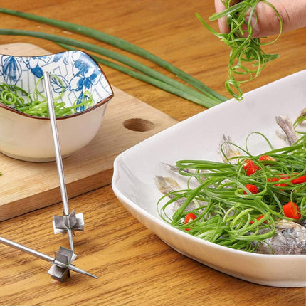 Scallion Knife Portable Kitchen Cutter For Slicing Green Onions And Spinach