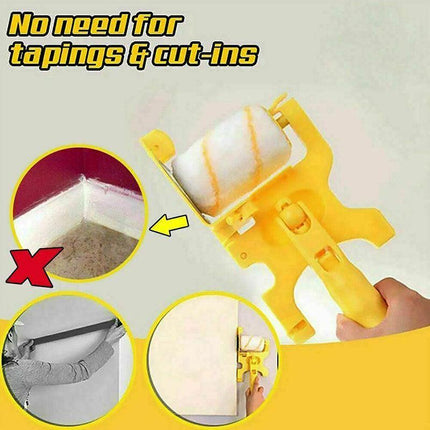 Handheld Clean-Cut Paint Edger Roller Brush For Home Wall Ceilings Portable NEW - Aimall