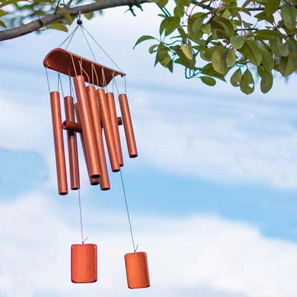 Home Bell Bamboo Hanging Decoration Wind Chime for Outdoor Garden Patio Decor