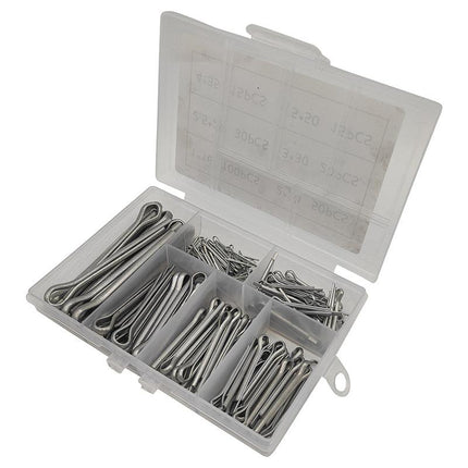 230PCS Galvanized Iron Cotter Pin Assortment Set Split Pin Value