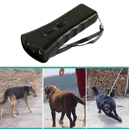 Ultrasonic Dog Repeller Device Anti Dog Approaching Trainer Tool Outdoor Control