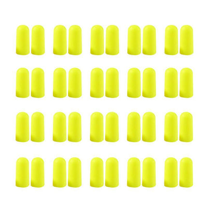 3M Yellow Uncorded Earplugs 1250 NRR33 Class AL Ear Plugs 5-200 Pairs Soft