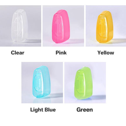 5Pcs Travel Toothbrush Head Cover Cap Case Outdoor Brush Cleaner Protector Au - Aimall