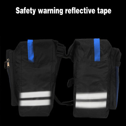 Bike Bicycle Rear Rack Pannier Bags Back Waterproof Seat Box Saddle Carry Bag