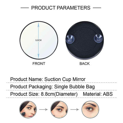 5/10/15X Magnifying Makeup Mirror Cosmetic Beauty Compact Shaving Round Suction