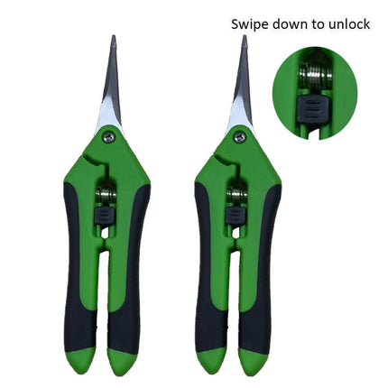2Pcs Pruning Shears Plant Scissors Trim Trees Snips Branch Garden Secateurs Tool