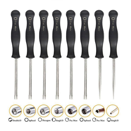 8X Splined Handle Carburetor Adjustment Tool Kit Adjusting Carb Screwdriver Set