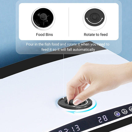 Intelligent Desktop Fish Tank Small Aquarium for Living Room Household Use