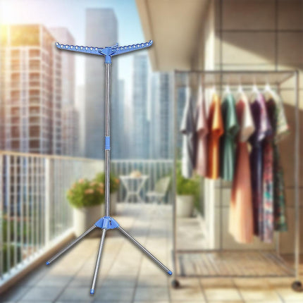 Triangle Coat And Hat Rack Indoor Drying Stand Simple Foldable Household Hanger