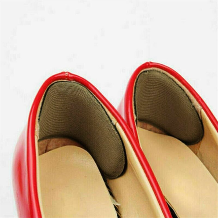 5 Pairs Sticky Fabric Shoe Pads Cushion Liner Grips Back Heel Inserts Insoles
