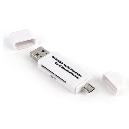 Micro USB OTG to USB 2.0 Adapter SD TF Micro Card Reader For PC Mobile Phone AU - Aimall