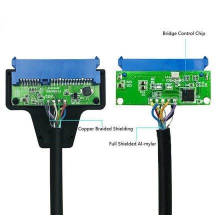 USB 3.0 to SATA External Converter Adapter Cable Lead for 2.5" HDD SSD SATA III - Aimall